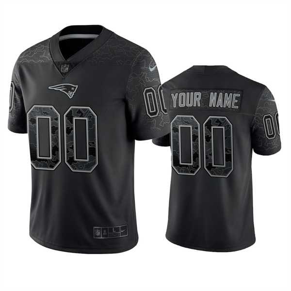 Men's New England Patriots Active Player Custom Black Reflective Limited Stitched Football Jersey,We sell and wholesale Men's New England Patriots Active Player Custom Black Reflective Limited Stitched Football Jersey on line form chian!